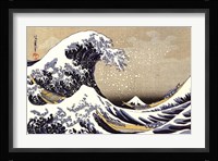 The Great Wave off Kanagawa, c.1830 Framed Print