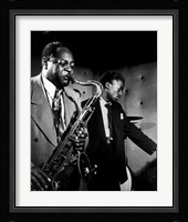 Coleman Hawkins and Miles Davis Fine Art Print