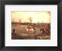 Full Cry Framed Print