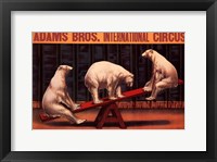 Adams Bros Int'l Circus Fine Art Print
