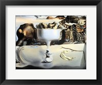 Apparition of Face and Fruit Dish on a Beach, c.1938 Framed Print