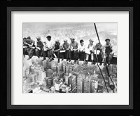 Eating Above Manhattan Fine Art Print