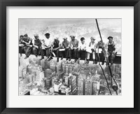 Eating Above Manhattan Fine Art Print