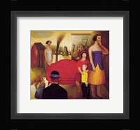 El Sofa Rojo Fine Art Print