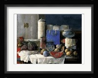 Nature Morte au Carre Bleu Fine Art Print