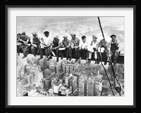 Eating Above Manhattan Fine Art Print