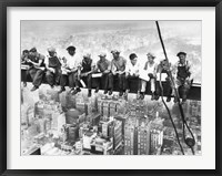 Eating Above Manhattan Fine Art Print