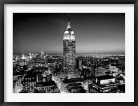Empire State Building at Night Fine Art Print