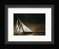 Sailing Yacht Mohawk at Sea, 1895 Fine Art Print