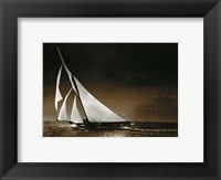 Sailing Yacht Mohawk at Sea, 1895 Fine Art Print