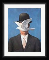 The Man with the Bowler Hat Fine Art Print