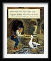 Goosey, Goosey Gander Fine Art Print