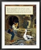 Goosey, Goosey Gander Fine Art Print
