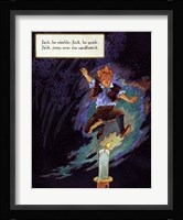 Jack Jump Over the Candlestick Fine Art Print