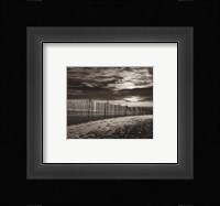 New York, Fence by the Beach Fine Art Print