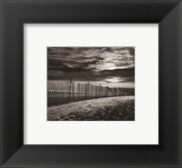 New York, Fence by the Beach Fine Art Print