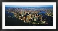 Aerial View of Manhattan Fine Art Print