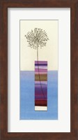 Stripy Vase and Dandelion Fine Art Print