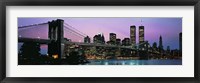 Brooklyn Bridge and New York City Skyline Fine Art Print