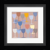 Seventeen Glasses I Fine Art Print