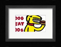 Dog Eat Dog (White, small) Fine Art Print