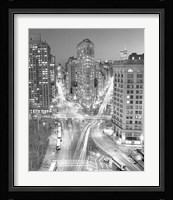 Flatiron Building at Night Fine Art Print