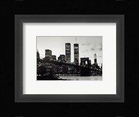WTC Over Brooklyn Bridge (Night) Fine Art Print