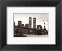 WTC Over Brooklyn Bridge (Day) Fine Art Print