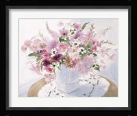 Pink Floral Spray Fine Art Print