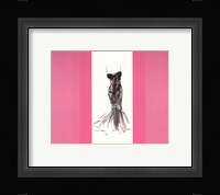 La Robe Noire avec Rouge Fine Art Print