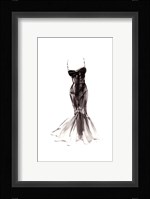 Black Dress with Flair Fine Art Print