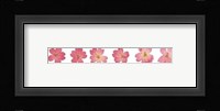 Eight Lines of Pink Flowers Fine Art Print