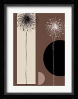 Black and White Dandelions Fine Art Print