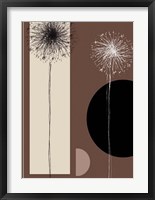 Black and White Dandelions Fine Art Print