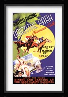 Winter Racing, Oriental Park, Havana, Cuba, 1939 Fine Art Print