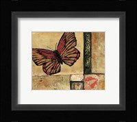 Butterfly In Red Fine Art Print