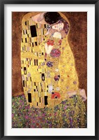 The Kiss, c.1908 Framed Print