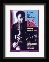 B.B. King, Masonic Auditorium, Detroit, 1974 Fine Art Print