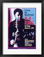 B.B. King, Masonic Auditorium, Detroit, 1974 Fine Art Print