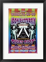 Iron Butterfly and Quiet Rock 1978 Fine Art Print