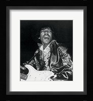 Jimi Hendrix, in concert Fine Art Print