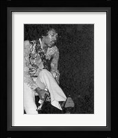 Jimi Hendrix, in concert Fine Art Print