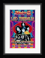 Led Zeplin and Alice Cooper Fine Art Print