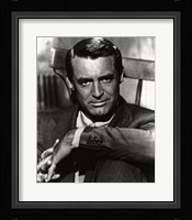 Cary Grant, greyscale photo Fine Art Print