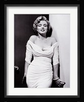 Marylin Monroe, white dress Fine Art Print