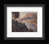 Monte Carlo Vue De Cap Martin Framed Print