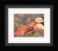 Jeune Filles Au Bord De L'Eau Fine Art Print