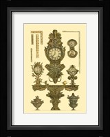 Antique Decorative Clock I Fine Art Print