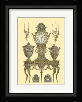 Antique Decorative Clock II Fine Art Print