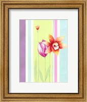 Flowers & Stripes I Fine Art Print